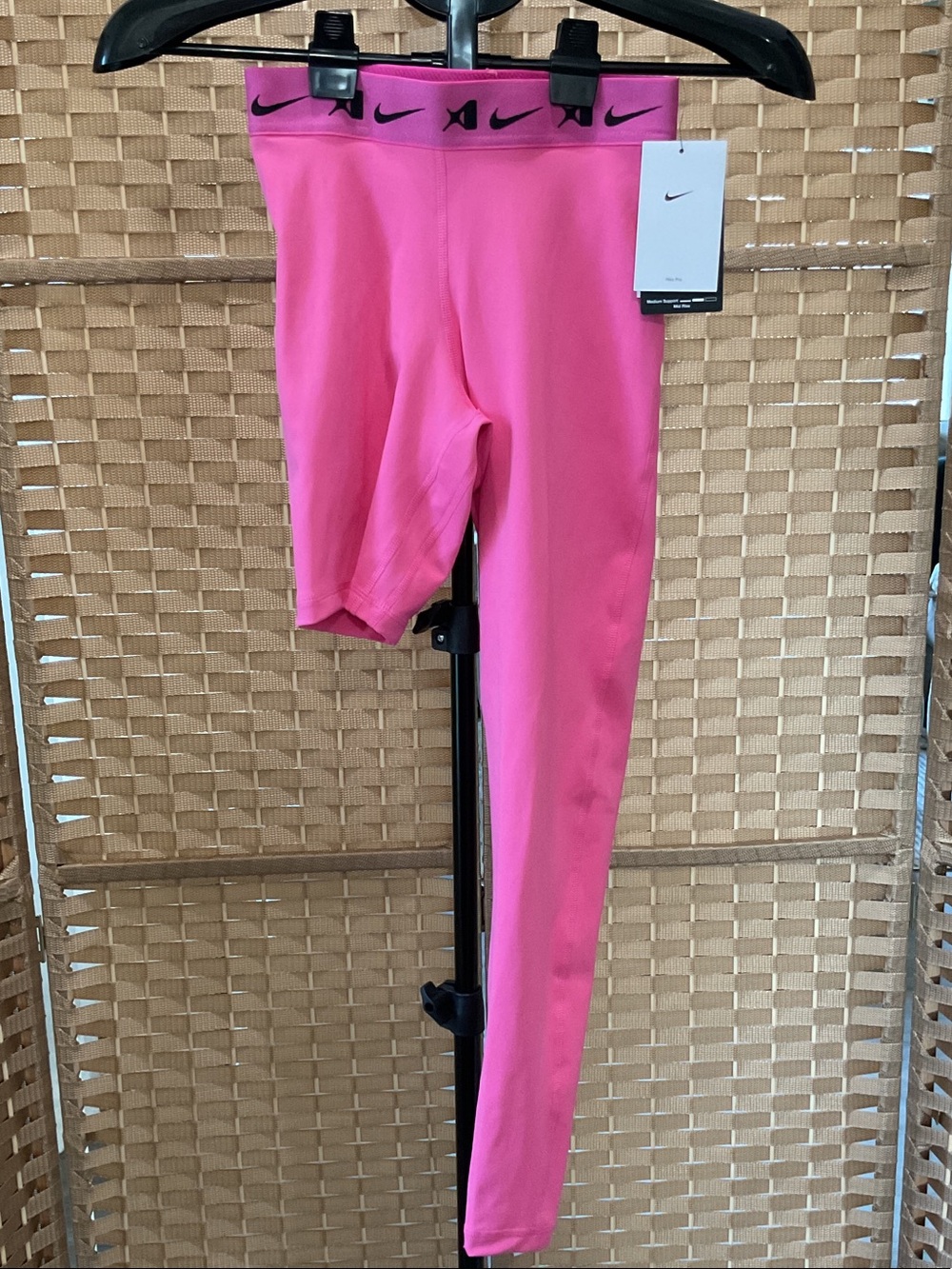 Nike Hot Pink A’ja One Logo Waistband Basketball Leggings